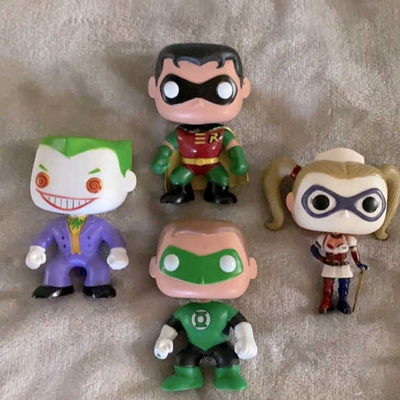 4 Funko Pop Vinyl Figures DC Comics